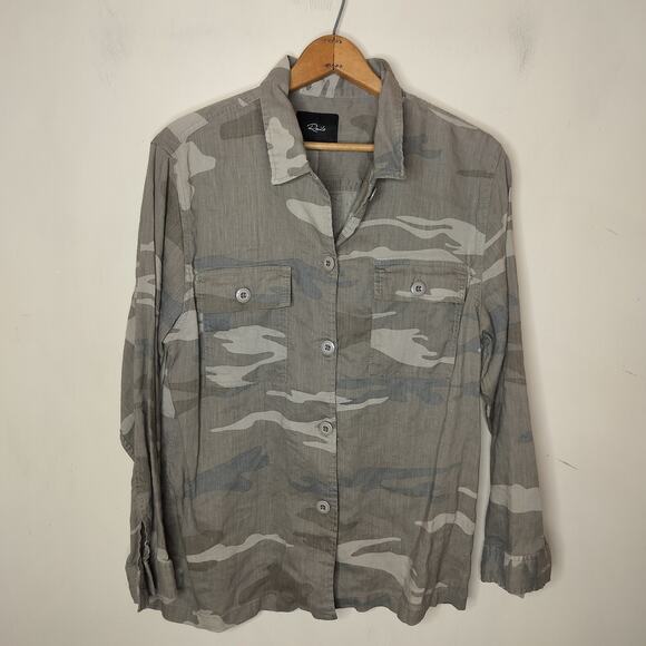 Rails Everett Camo Shirt Button Down - Picture 1 of 9